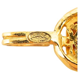 Chanel-Cintura a catena con medaglione dorato CC Chanel-D'oro