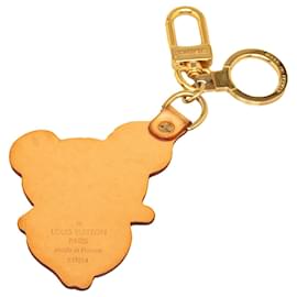 Louis Vuitton-Louis Vuitton Brown X Murakami Panda Porte Cles Key Chain-Brown