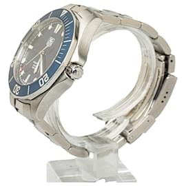 Tag Heuer-Tag Heuer Silver Automatic Stainless Steel Aquaracer Watch-Silvery,Blue