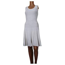 Alaïa-Vestido de verano estilo patinadora Alaïa-Blanco