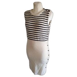 Robe midi en laine Mm6 multicolore Multicolore