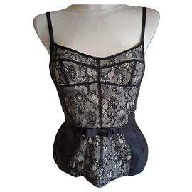 Top Corset de Renda Dolce & Gabbana Multicor