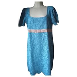 Twin Set-Dresses-Light blue