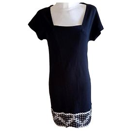 Vestito nero Gianni Versace in elastan Nero
