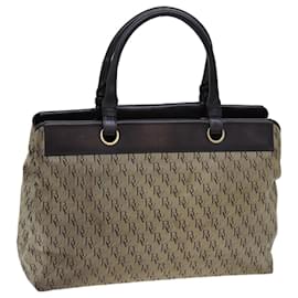 Autre Marque-Bolsa de mão BOTTEGAVENETA Lona Bege Auth hk1231-Bege