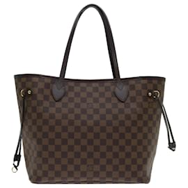 Louis Vuitton-LOUIS VUITTON Damier Ebene Neverfull MM Tote Bag N51105 LV Auth 71038UNA-Otro