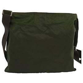 Prada-PRADA Shoulder Bag Nylon Khaki Auth yk11919-Khaki