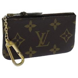 Louis Vuitton-LOUIS VUITTON Monogramm Pochette Cles Geldbörse Vintage M62650 LV Auth 70745-Monogramm