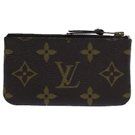 Louis Vuitton-Bolsa de moedas LOUIS VUITTON Monogram Pochette Cles Vintage M62650 Autenticação de LV 70745-Monograma
