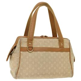 Louis Vuitton-LOUIS VUITTON Monogram Mini Josephine PM Hand Bag Beige M92416 LV Auth 72083-Beige