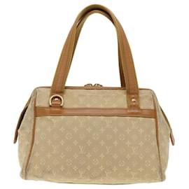 Louis Vuitton-LOUIS VUITTON Monogram Mini Josephine PM Hand Bag Beige M92416 LV Auth 72083-Beige
