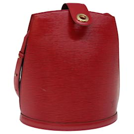 Louis Vuitton-LOUIS VUITTON Epi Cluny Bolsa de Ombro Vermelho M52257 Autenticação de LV 71082-Vermelho