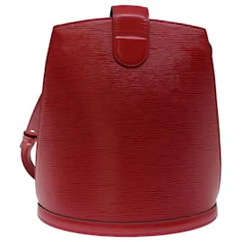 Louis Vuitton-LOUIS VUITTON Epi Cluny Bolsa de Ombro Vermelho M52257 Autenticação de LV 71082-Vermelho