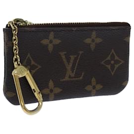 Louis Vuitton-LOUIS VUITTON Monogramm Pochette Cles Geldbörse M.62650 LV Auth 71357-Monogramm