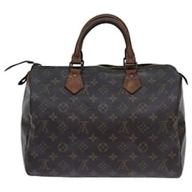 Louis Vuitton-Louis Vuitton Monogram Speedy 30 Hand Bag M41526 LV Auth 71195-Monogram