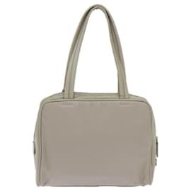 Prada-PRADA Shoulder Bag Nylon Beige Auth 71017-Beige