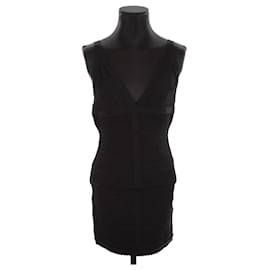 Herve Leger-Schwarzes Kleid-Schwarz