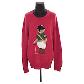Ralph Lauren-Suéter de algodão-Vermelho