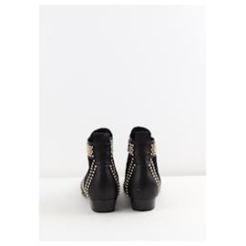 Anine Bing-Boots en cuir-Noir