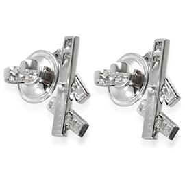 Autre Marque-Graff Threads Diamond Mini Earrings in 18K white gold  0.85 ctw-Other