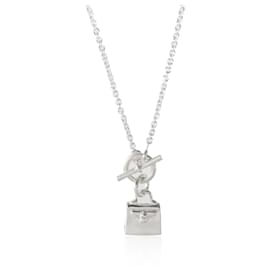 Hermès-Ciondolo Hermes Amulette Kelly in argento sterling-Altro
