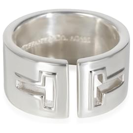 Tiffany & Co-TIFFANY & CO. Vintage-Ring mit T-Ausschnitt aus Sterlingsilber-Andere