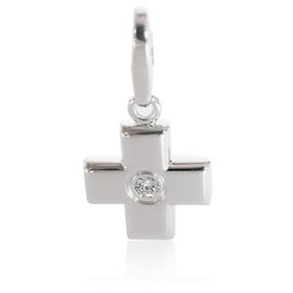 Cartier Diamond Cross Charm (White Gold) Other