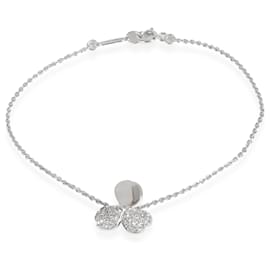 Tiffany & Co-TIFFANY & CO. Paper Flowers Bracelet in 18K white gold 0.17 ctw-Other