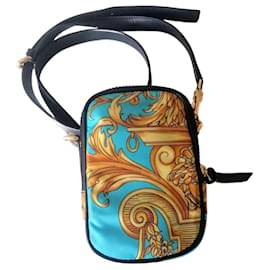 Versace-Versace Unisex Shoulder Bag-Turquoise