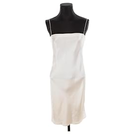 Autre Marque-Silk dress-White