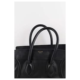 Céline-Luggage Phantom leather handbag-Black