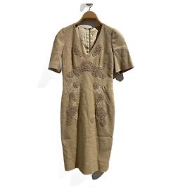 Vestidos DOLCE & GABBANA T.IT 40 Algodón Beige
