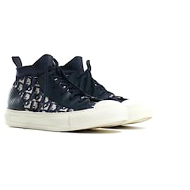 Dior-DIOR  Trainers T.eu 40 leather-Navy blue
