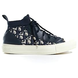 Dior-DIOR  Trainers T.eu 40 leather-Navy blue