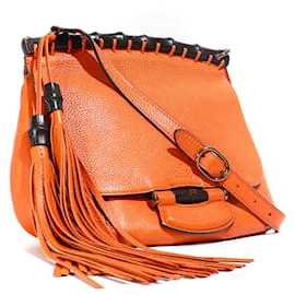 Gucci-GUCCI Borse T.  Leather-Arancione