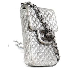 Chanel-CHANEL  Handbags T.  leather-Silvery