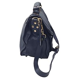 Autre Marque-Proenza Schouler Blu Navy PS1 Tracolla lou medium in pelle-Blu