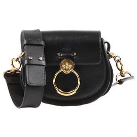 Borsa a tracolla CHLOÉ Tess in pelle nera Nero