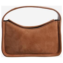 Autre Marque-Brown suede Minnie bag-Brown