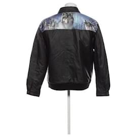 Autre Marque-James Meger 'Spirits Of The Pack' - Type G-1 Aviator Flight Pilot Bomber Calf Leather Jacket-Black