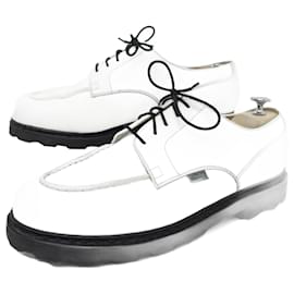 Paraboot-CHAUSSURES PARABOOT CHAMBORD 205701 DERBY GOLF 10.5F 44.5 CUIR BLANC SHOES-Blanc