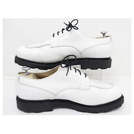 Paraboot-CHAMBORD PARABOOT SHOES 205701 DERBY GOLF 10.5F 44.5 WHITE LEATHER SHOES-White