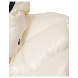 Moncler-Moncler Moka Puffer Coat in White Nylon-White