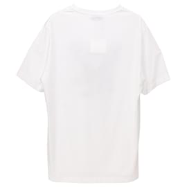 Hermès-Camiseta Hermes con estampado de robot en algodón blanco-Blanco
