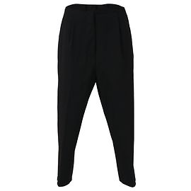 Maison Martin Margiela Maison Margiela Raw Edge-Hose aus schwarzem Polyester Schwarz