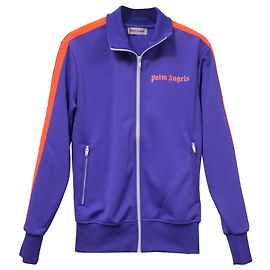 Palm Angels – Trainingsjacke aus lila Baumwolle mit Reißverschluss Lila