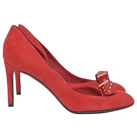 Escarpins Dice Louis Vuitton en Daim Rouge Rouge