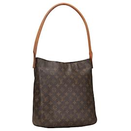 Louis Vuitton-Louis Vuitton Looping GM Canvas Shoulder Bag M51145 in good condition-Other