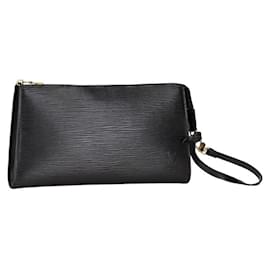 Louis Vuitton-Louis Vuitton Pochette Accessoires Leather Clutch Bag M52942 in good condition-Other