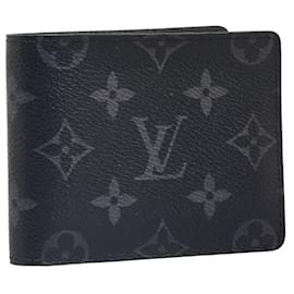Louis Vuitton-Portafoglio corto Louis Vuitton Portefeuille Marco in tela M62545 in buone condizioni-Altro